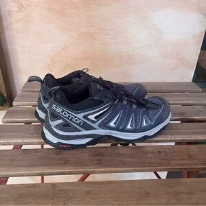 Salomon Black and Gray Trail Hiking Running Shoes